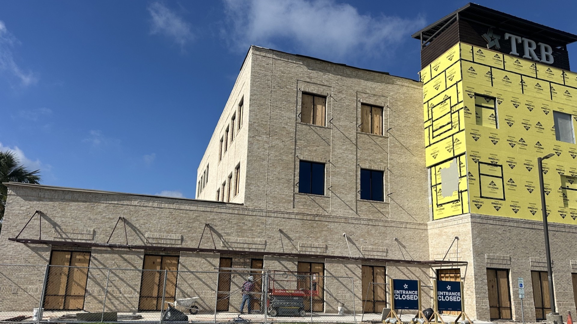 McAllen Main Banking Center interior progress — May 2026